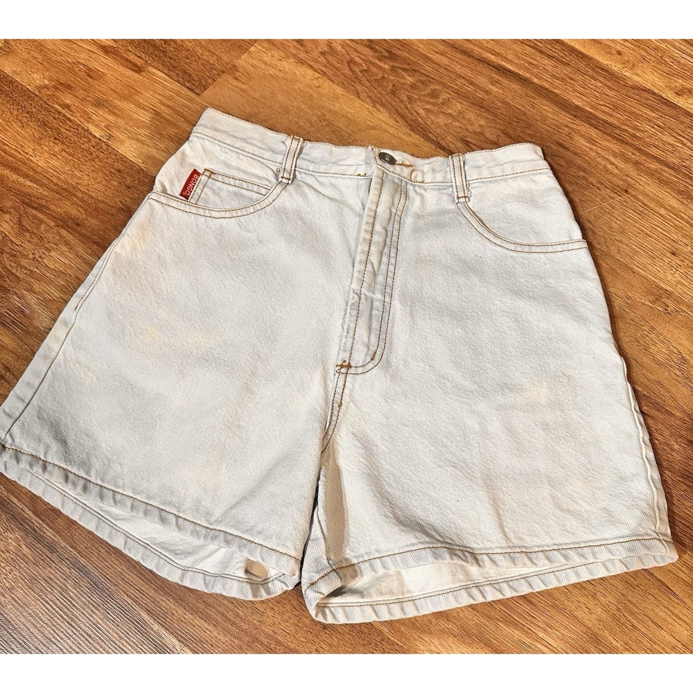 Bongo Mom High Rise Vintage Light Denim Shorts‎ Blue Juniors Size 7